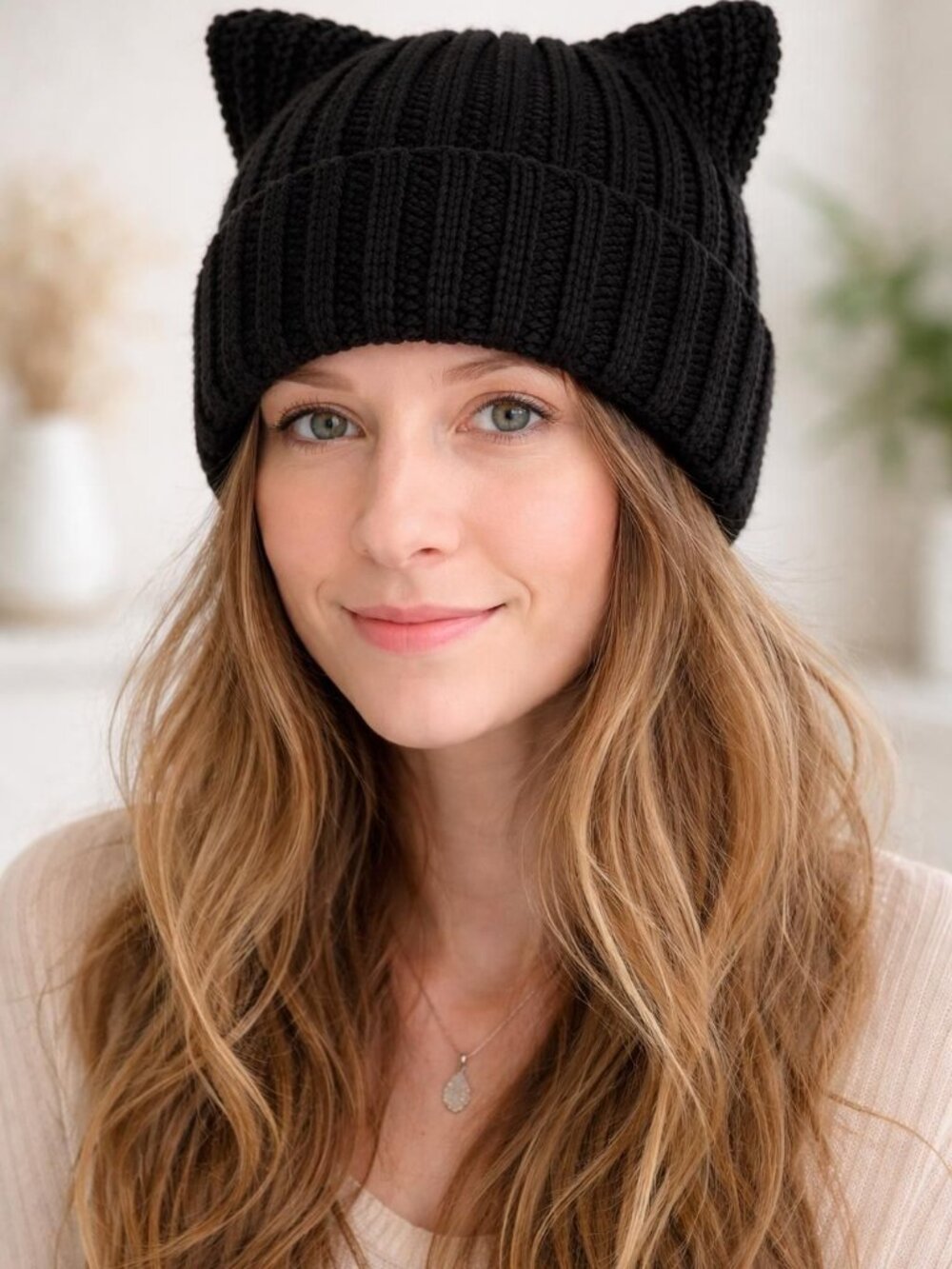 FreestyleCrown 3D Cat Ear Knit Beanie
